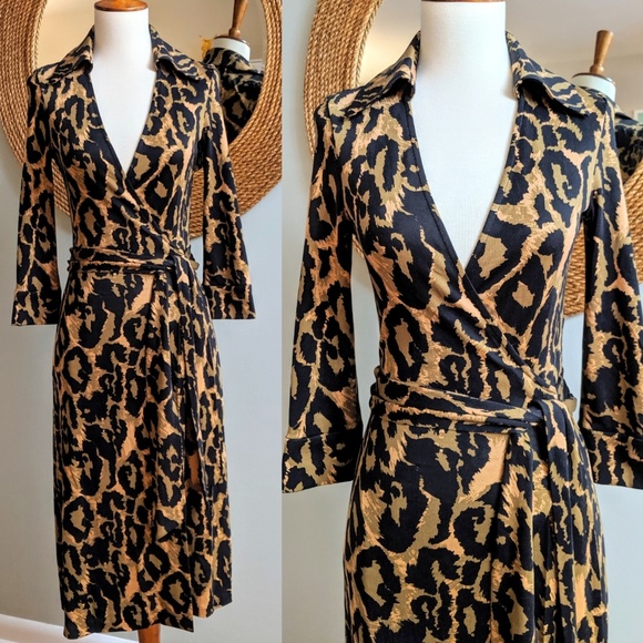 Diane Von Furstenberg Vintage Leopard 